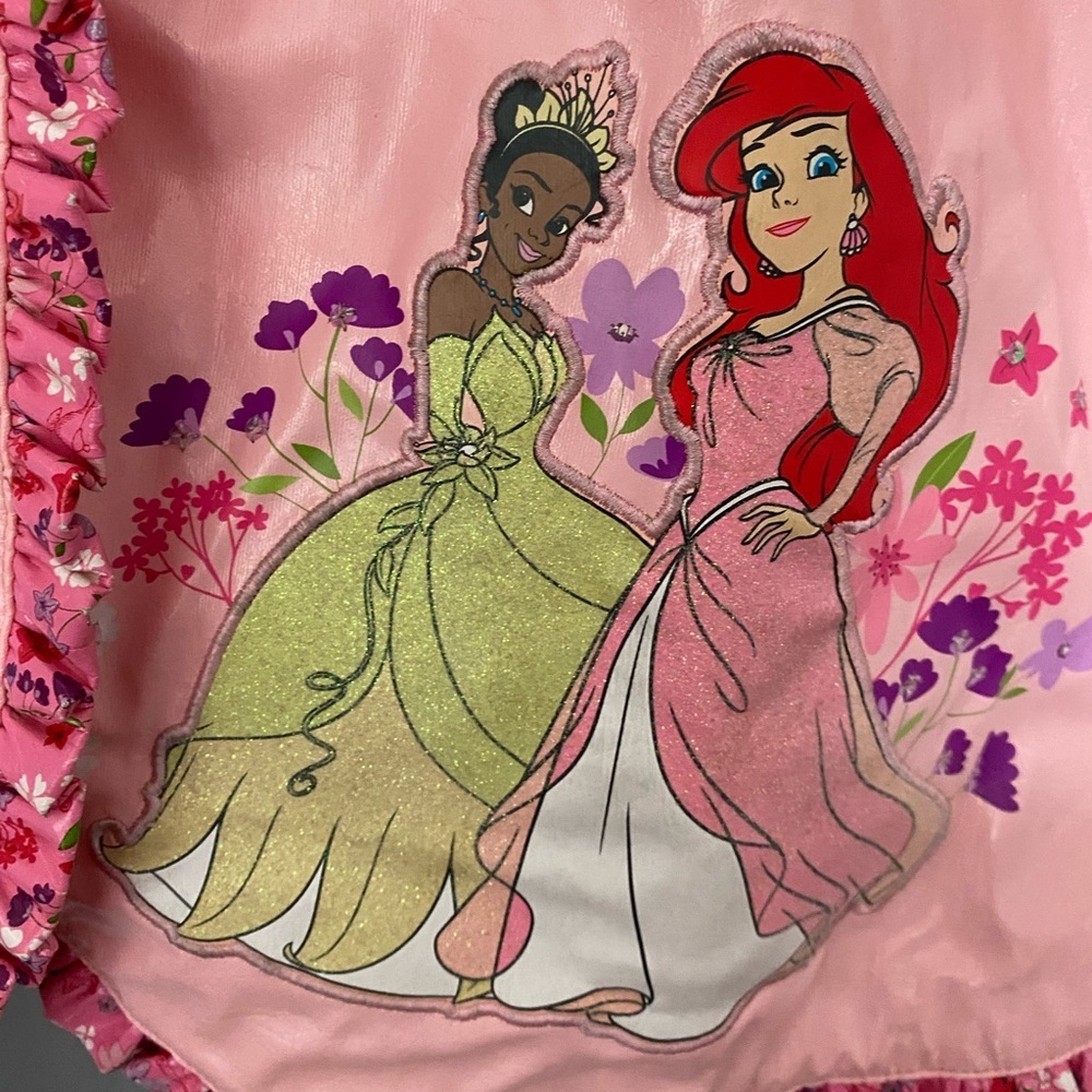 🌻 5 for $25 Sale 🌻 
Disney Princesses Girls Size 7/8 Pink Raincoat - Picture 2 of 16